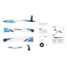 Swift S-1 2400mm RR Livrea Blu