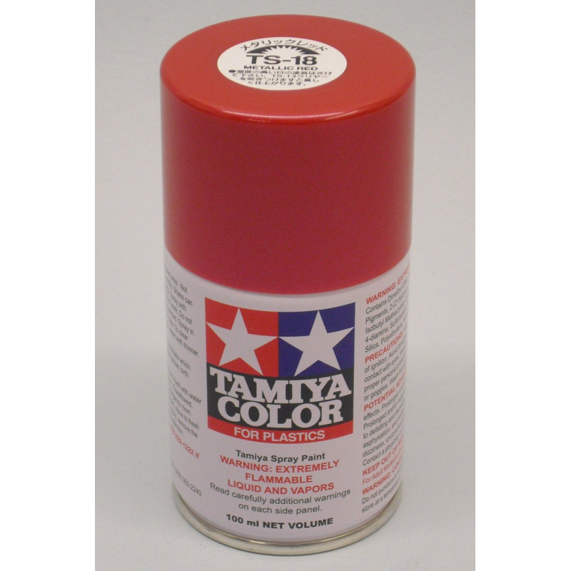 TS-18 Enamel Spray Metallic Red (100cc)