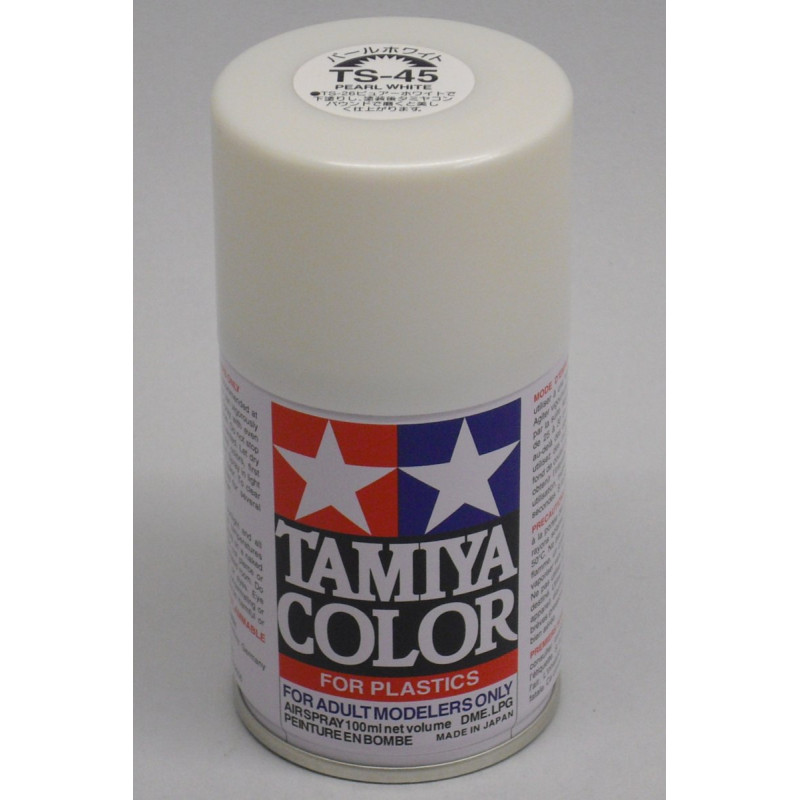 TS-45 Enamel Spray Pearl White (100cc)