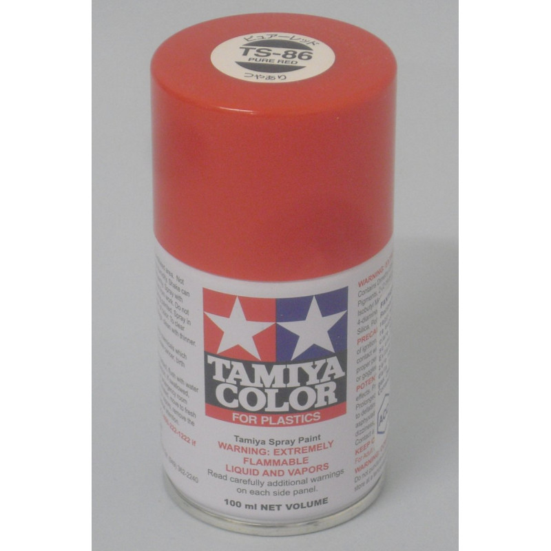 TS-86 Enamel Spray Pure Red (100cc)