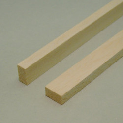 Balsa - Listello rettangolare mm.  4 x  8 x 1000