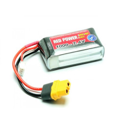 Red Power - 2-1000  7.4V/1000mAh 25/50C Carica 2C Conn. XT60