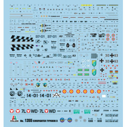 EF 2000 Typhoon Single Seater 1/72 + Super Set Decal