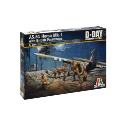 AS.51 Horsa with British Paratroopers "D-DAY" 1/72