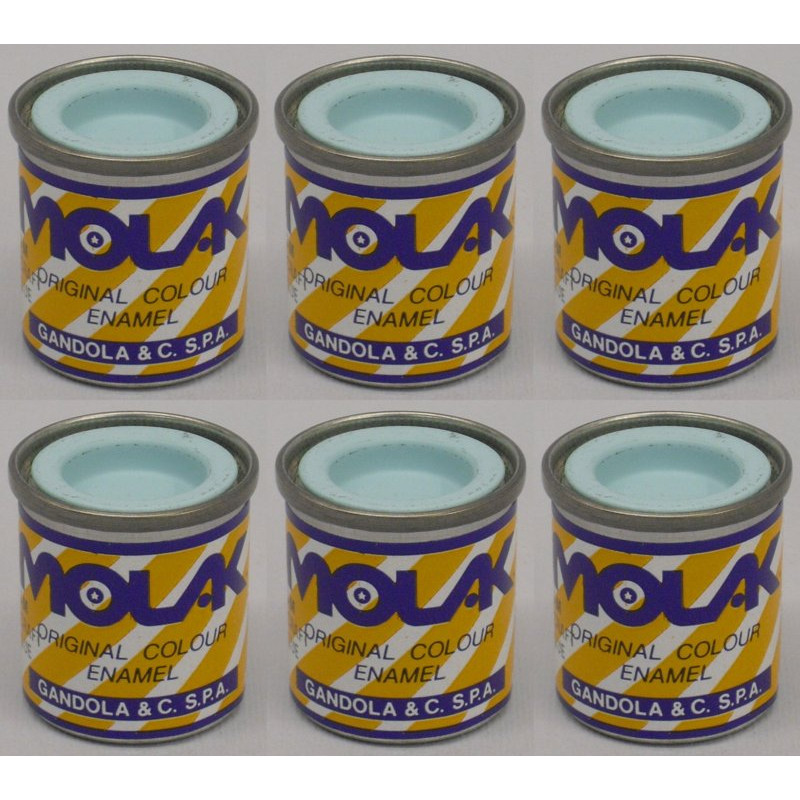 MATT  3 Enamel Aircraft Blue in scatola di 6 (14cc)