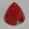 Ogiva Bipala mm.  44 Plastica Rossa con Base Alluminio