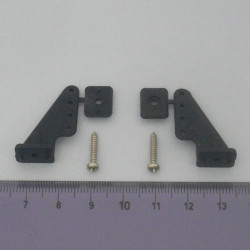 Squadretta Parti Mobili in Nylon mm. 25 con Fori 1.6 mm. (2)