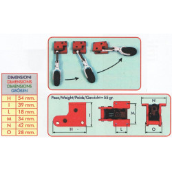 Carrello Retrattile Meccanico Molleggiato 5 kg, Anteriore