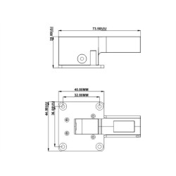 Carrello Retrattile Servoassistito  5.0 Kg asse  4 mm, Coppia