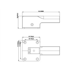 Carrello Retrattile Servoassistito  8.0 Kg asse  5 mm, Coppia