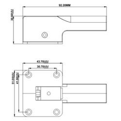 Carrello Retrattile Servoassistito 10.0 Kg asse  7 mm, Coppia