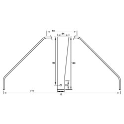 Carrello Principale in Duralluminio per Peso Massimo 4.0 Kg