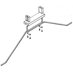 Carrello Principale per Ala Alta mm. 250 x  75