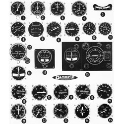 Strumenti aeronautici da pannello scala 1/4