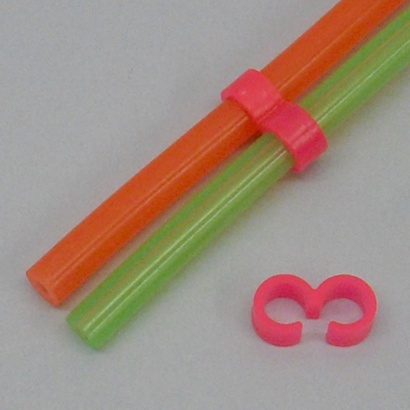 Clip per bloccaggio tubetto miscela 5.5 mm. (10)