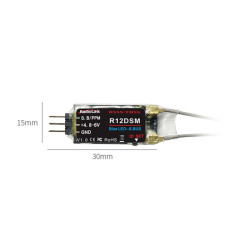 R12DSM 12 Ch. S-BUS Telemetria 2.4 GHz