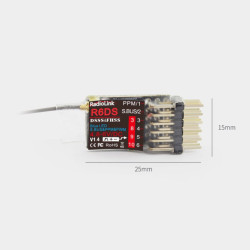 R6DS 6 Ch. PWM / 10 Ch. S-BUS 2.4 GHz