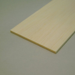 Balsa - Tavoletta mm.  0.80 x 100 x 1000