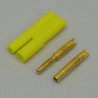 Connettore MC 2.0 mm. con Involucro Giallo "Made in Germany (1p)