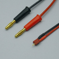 Cavo Ricarica 4 mm. - MiniDeans Cavi Siliconati Rosso Maschio