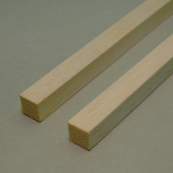 Balsa - Listello quadrato 1/8" x 1/8" X 36" pollici