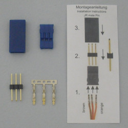 Connettore JR Femmina MPC254 per Cavi 0.08-0.25 mmq.