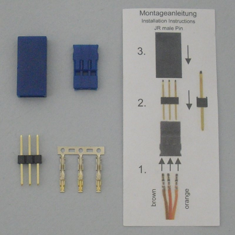 Connettore JR Femmina MPC254 per Cavi 0.08-0.25 mmq.