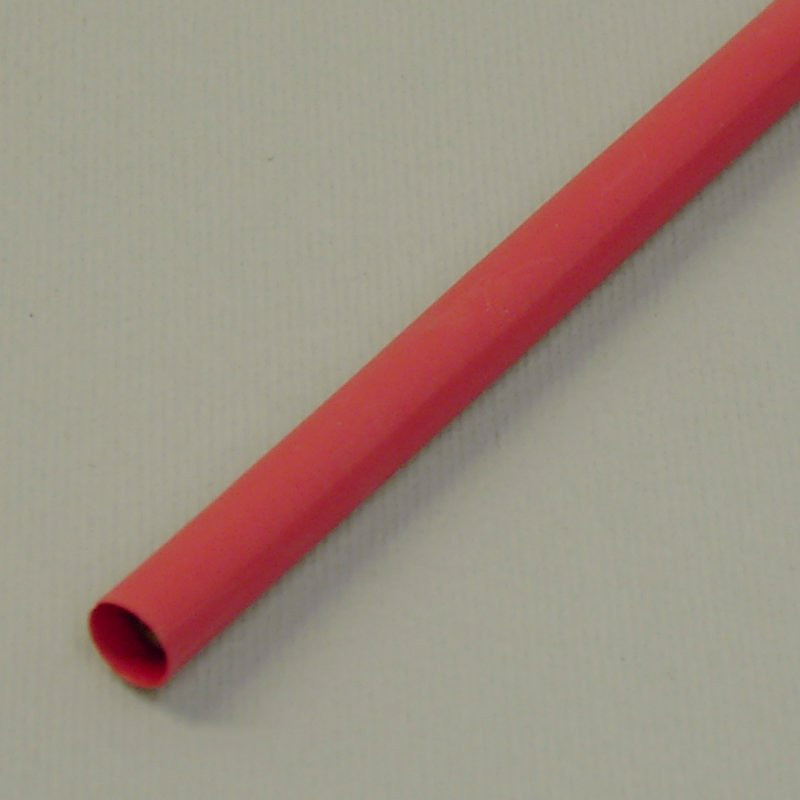 Termoretraibile  1.6 mm. Retrazione 1:2 Rosso (1m)