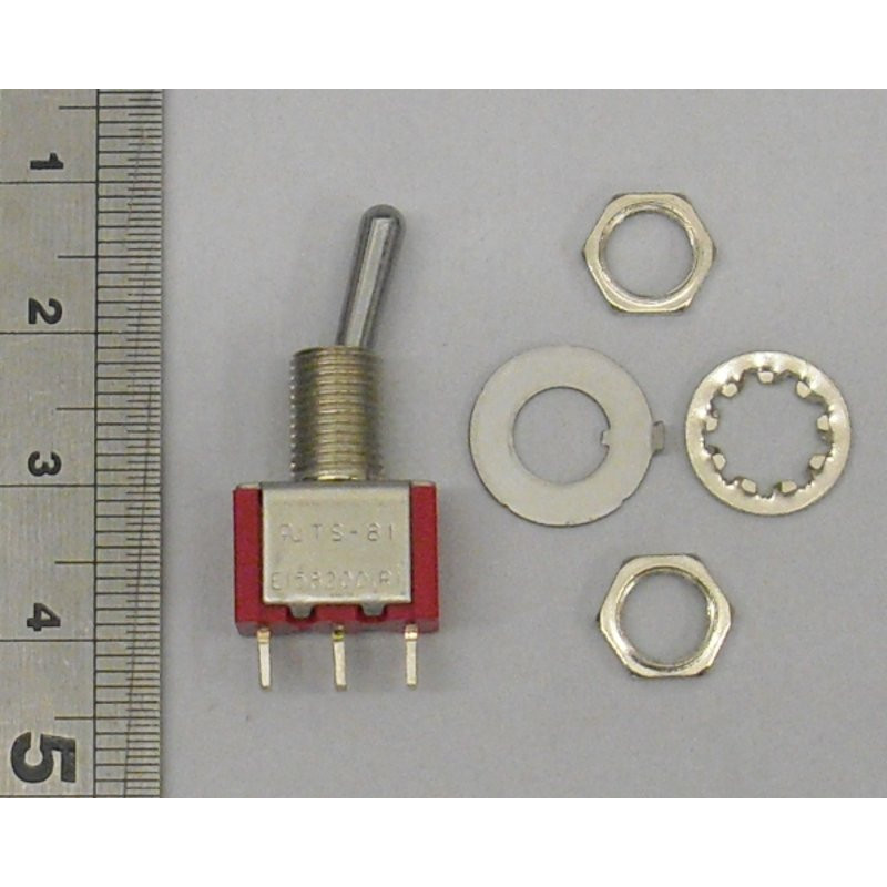 Interruttore a Leva 2 Posizioni 1 Via Effetto Pulsante