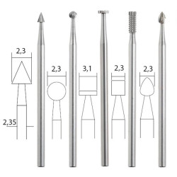 Set Frese al Tungsteno (5)