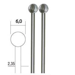 Fresa al Tungsteno a Sfera 6 mm. (2)