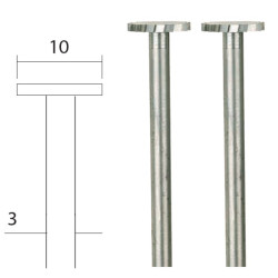 Fresa al Tungsteno 10 mm. (2)